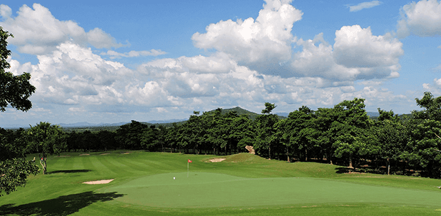 Narai Hill Golf Resort & Country Club fairway and green - golf course Thailand