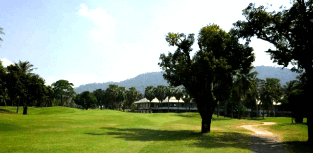 Mountain Shadow Golf Club fairway and green - golf course Thailand