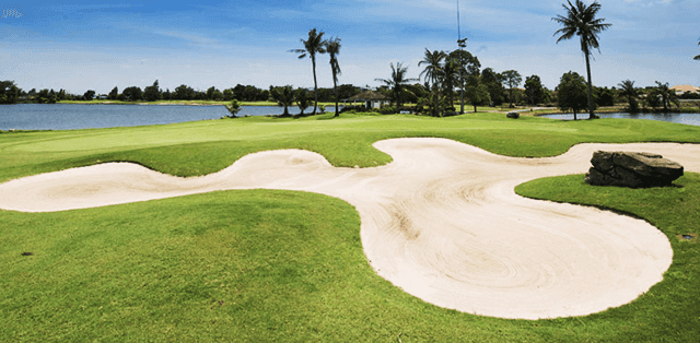 Lakewood Country Club fairway and green - golf course Thailand