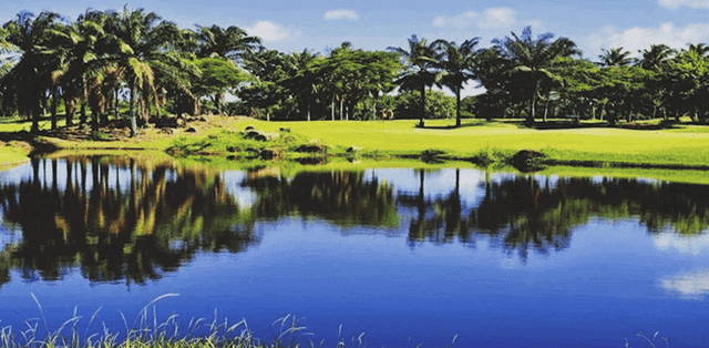 Mountain Shadow Golf Club course scenery - book golf tee time Thailand