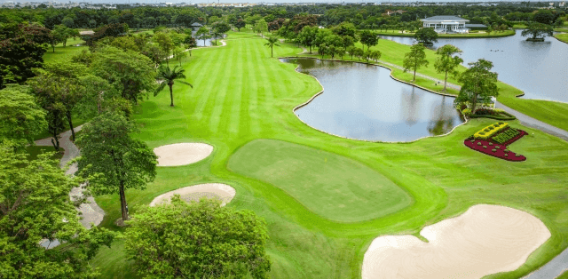 The Royal Golf & Country Club fairway and green - golf course Thailand