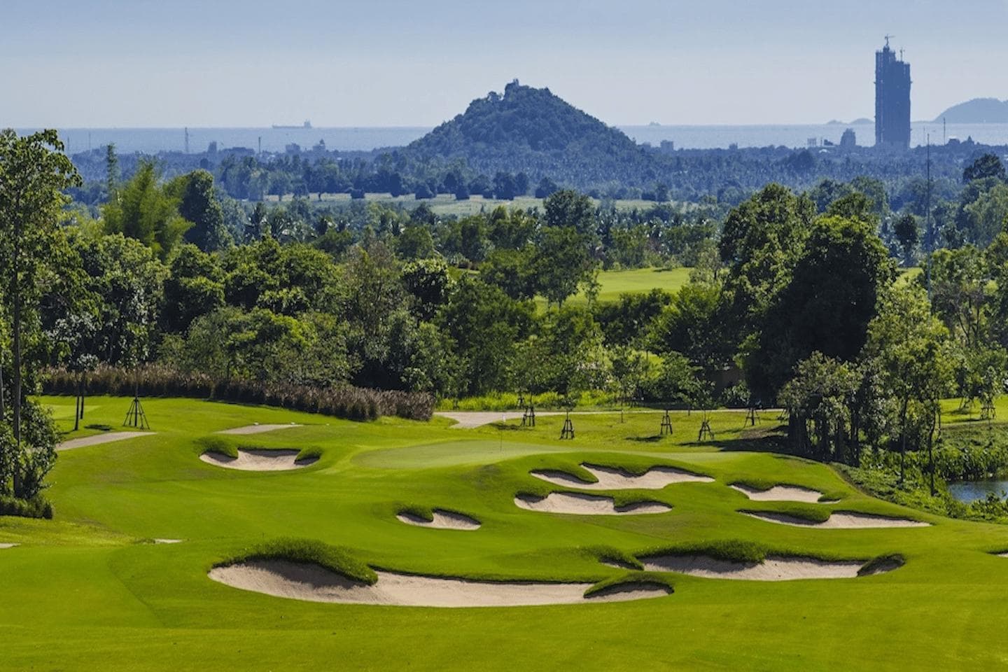 Siam Country Club Plantation course scenery - book golf tee time Thailand