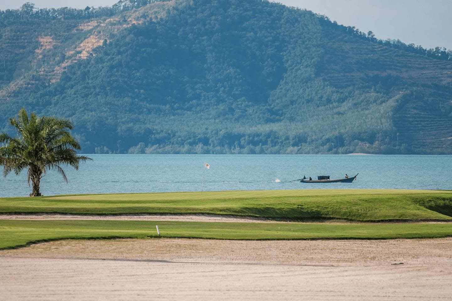 Mission Hills Phuket Golf Resort fairway and green - golf course Thailand