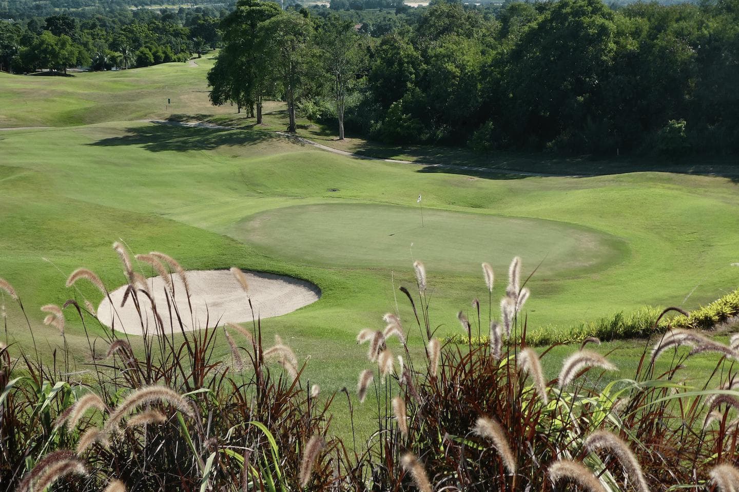 Burapha Golf and Resort fairway and green - golf course Thailand