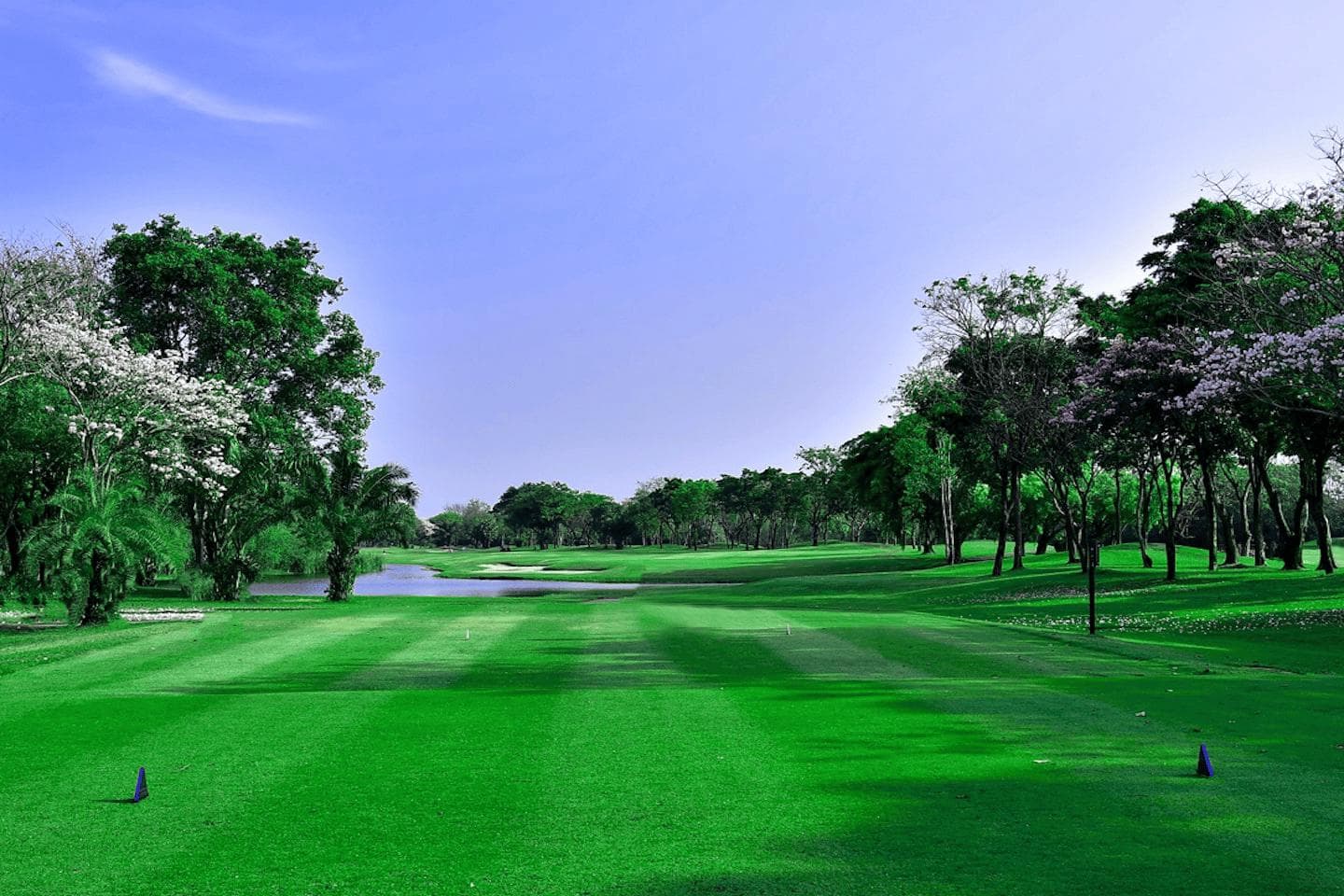 Watermill Golf & Garden fairway and green - golf course Thailand
