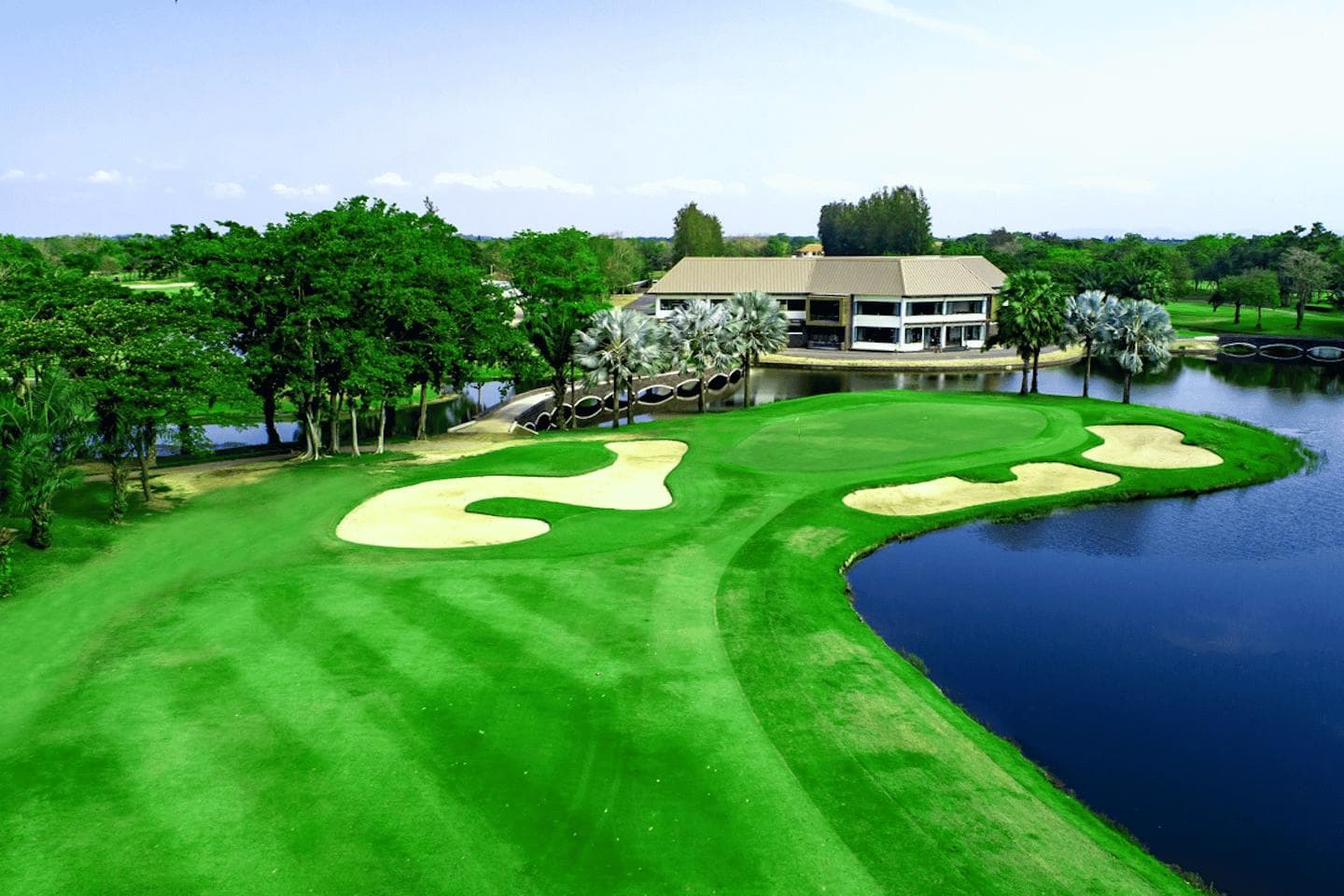 Watermill Golf & Garden course scenery - book golf tee time Thailand