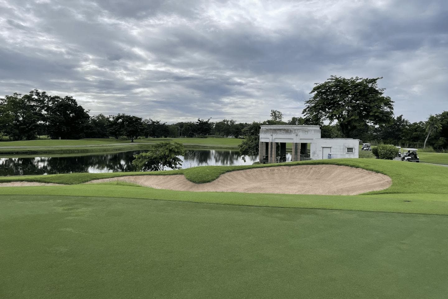 Northern Rangsit Golf Club fairway and green - golf course Thailand