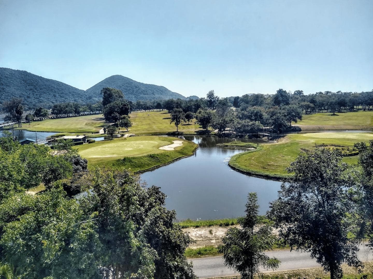 Plutaluang Navy Golf Course course scenery - book golf tee time Thailand