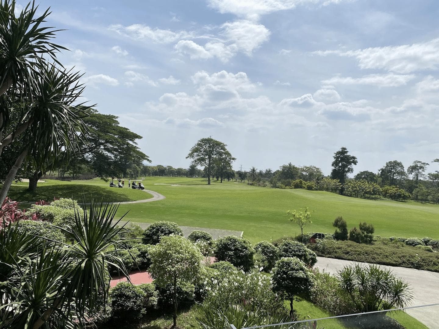 Pattaya Country Club fairway and green - golf course Thailand