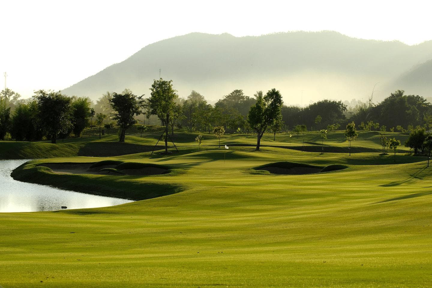 Chiangmai Highlands Golf and Spa Resort fairway and green - golf course Thailand