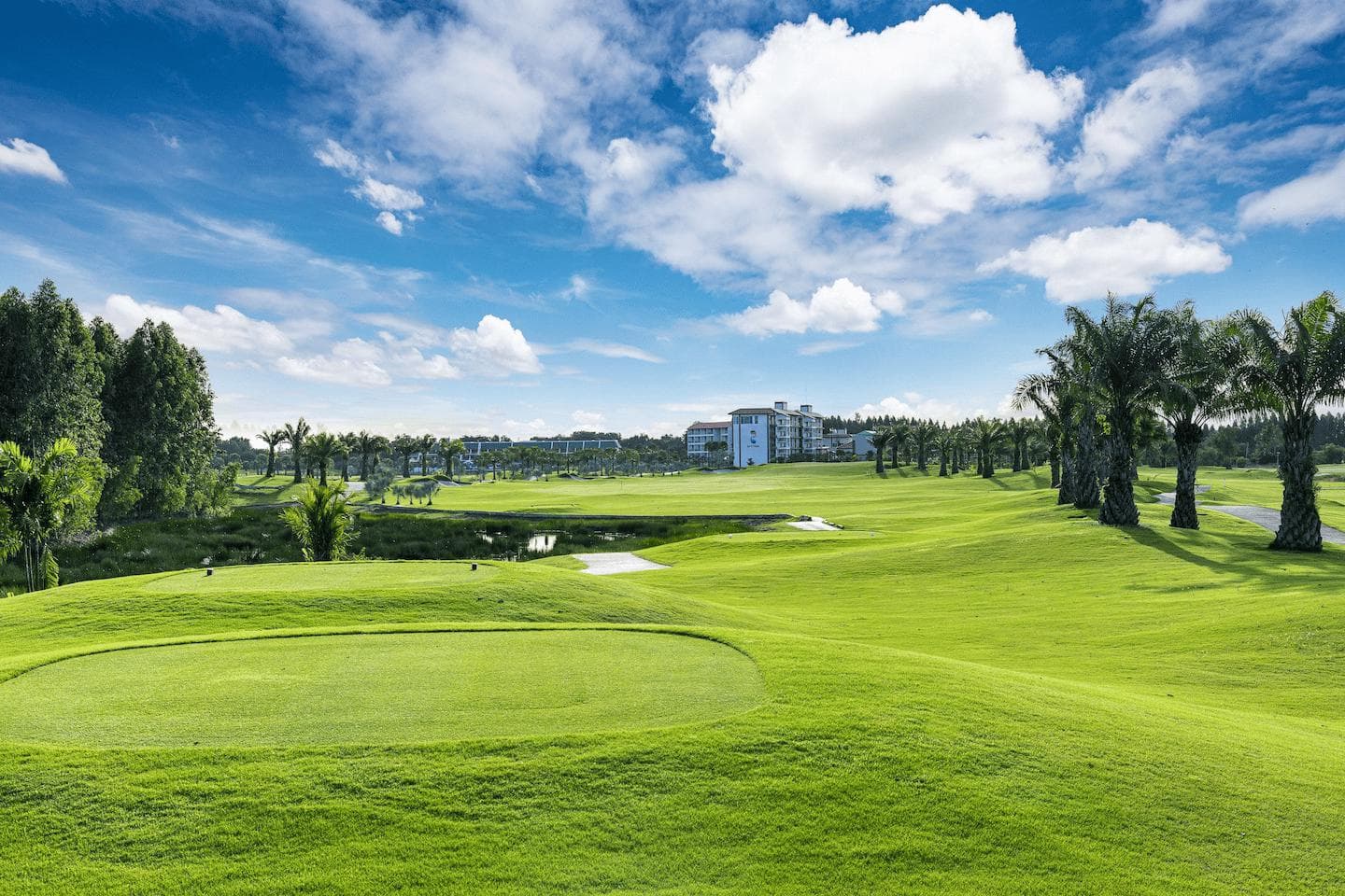 Artitaya Chiang Mai Golf Resort fairway and green - golf course Thailand
