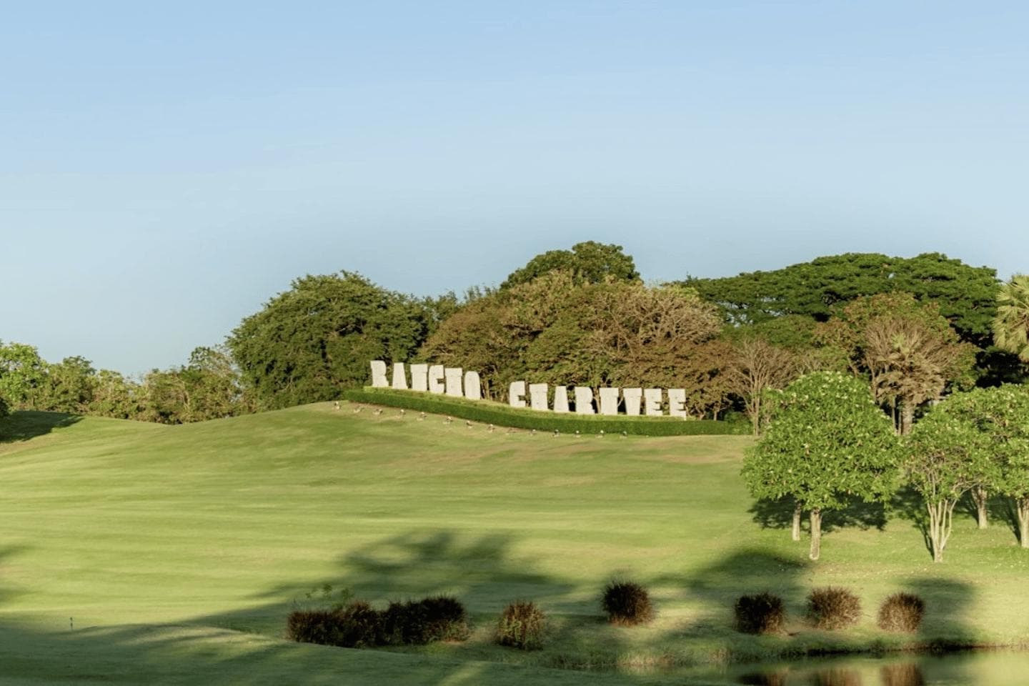 Rancho Charnvee Resort And Country Club course scenery - book golf tee time Thailand