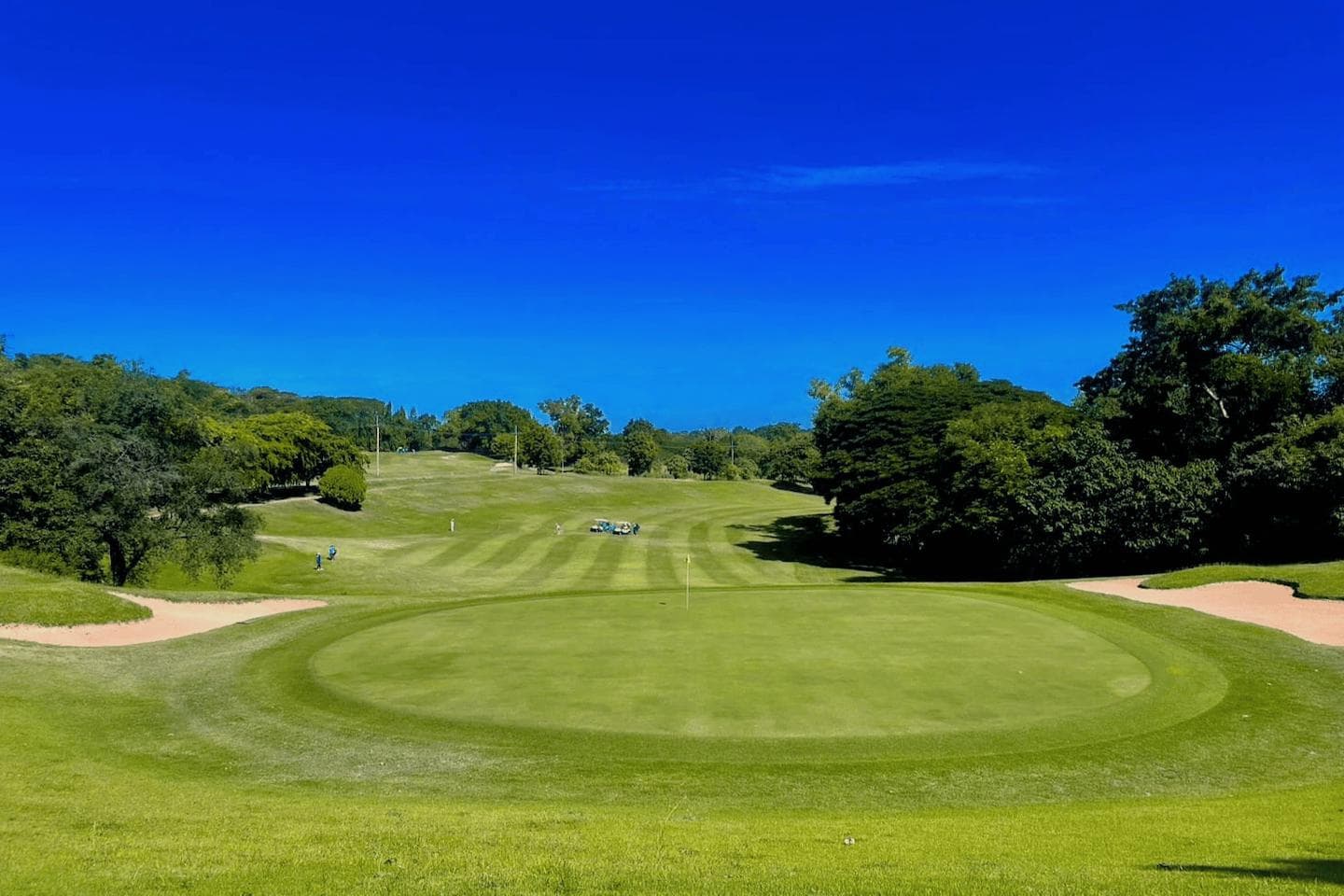 Panorama Golf And Country Club fairway and green - golf course Thailand