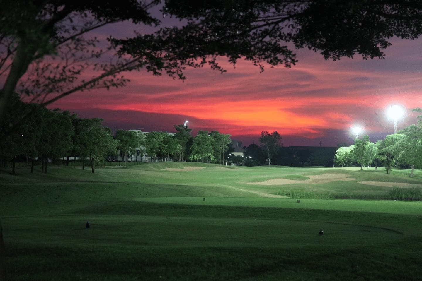 Rachakram Golf Club fairway and green - golf course Thailand