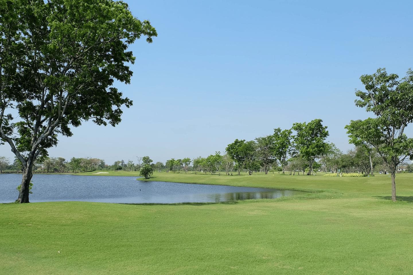 Bangpoo Golf and Sport fairway and green - golf course Thailand