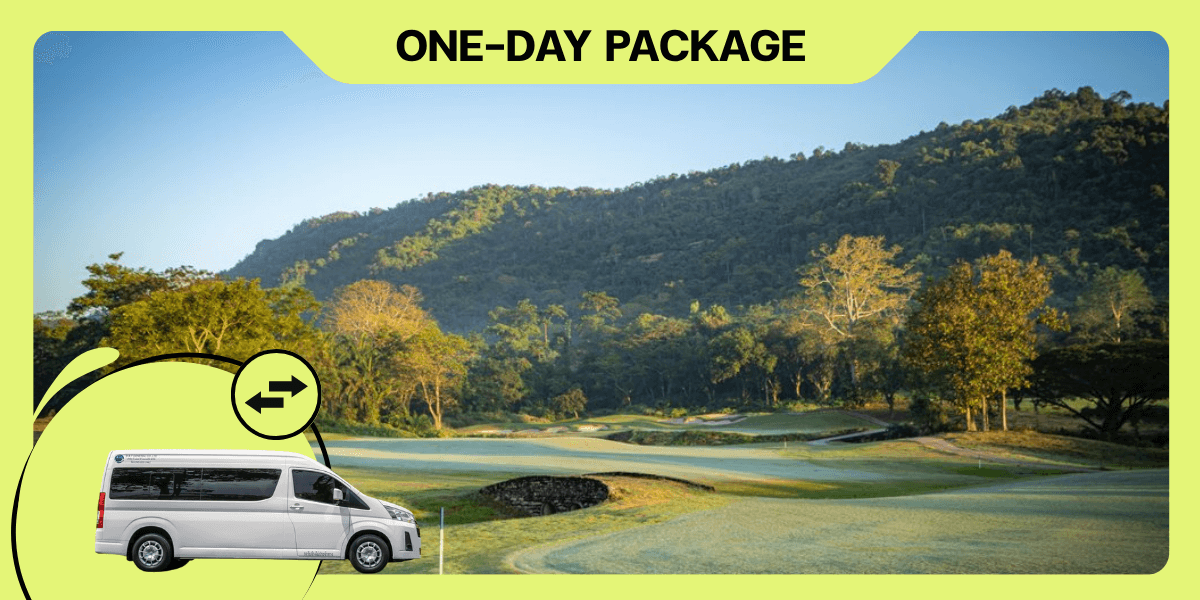 Premium golf experience at [ONE DAY GOLF TRIP] : Bangkok ⇄ Royal hills golf resort (Nakorn Nayok)