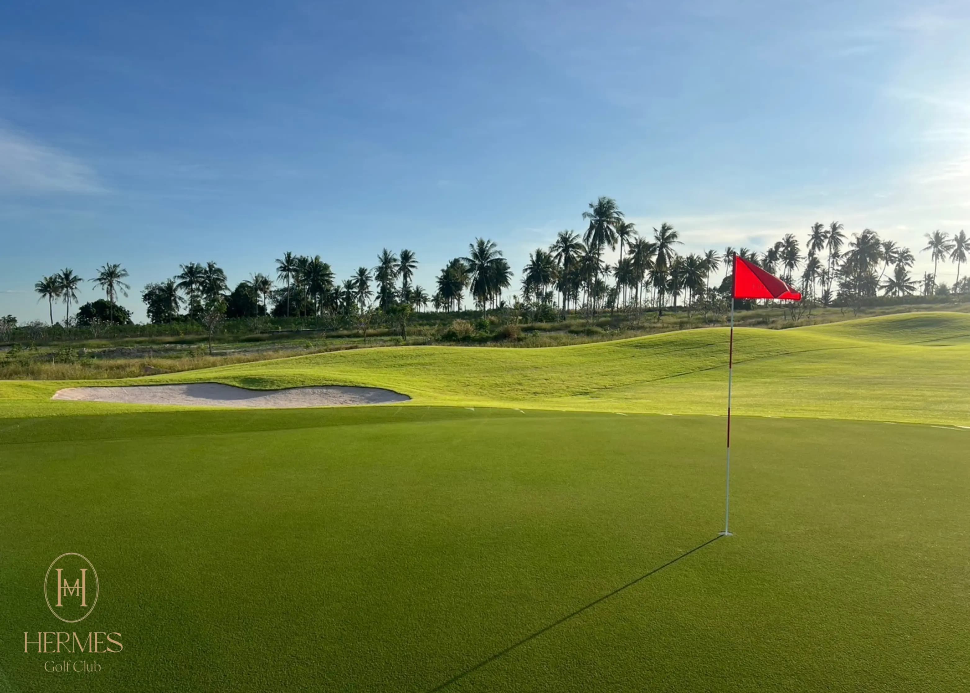 Hermes Golf Club fairway and green - golf course Thailand