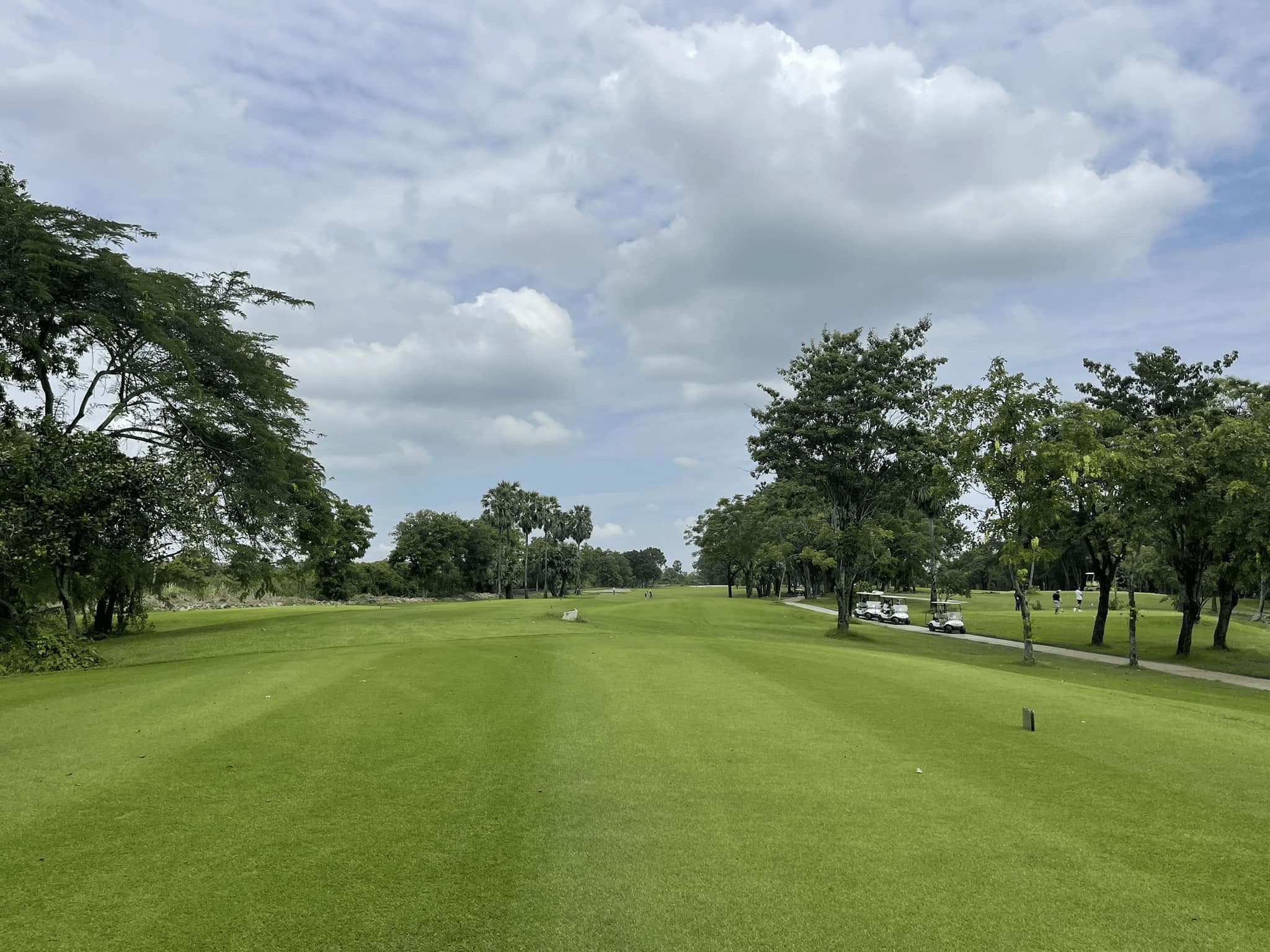 The Pomelo Golf Club fairway and green - golf course Thailand