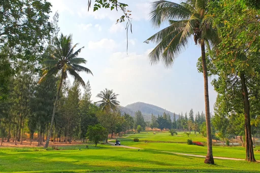 Evergreen Hills Golf Club & Resort fairway and green - golf course Thailand