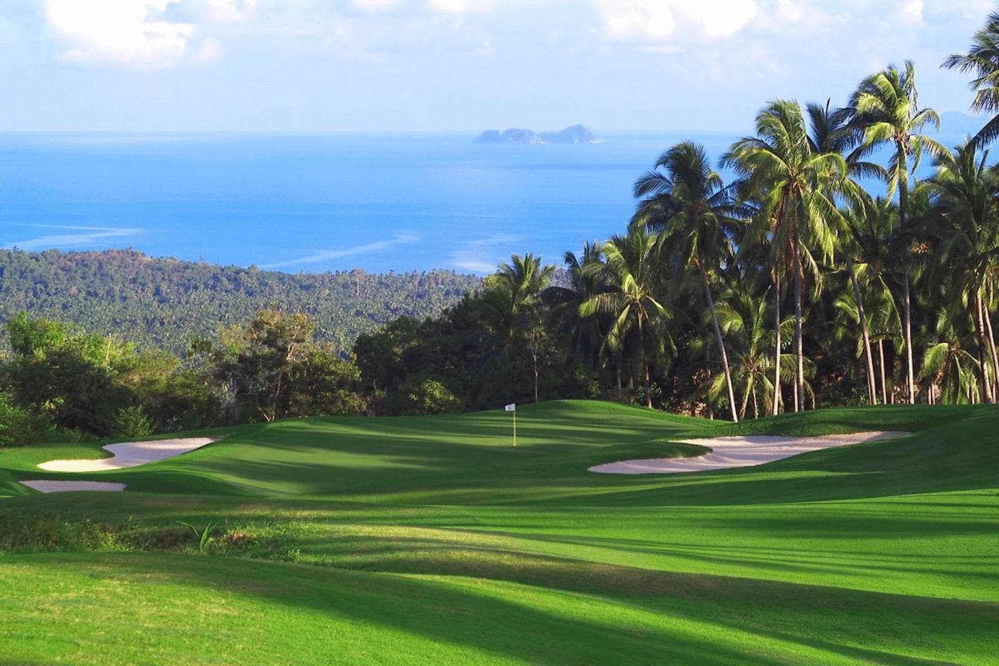 Santiburi Samui Country Club course scenery - book golf tee time Thailand