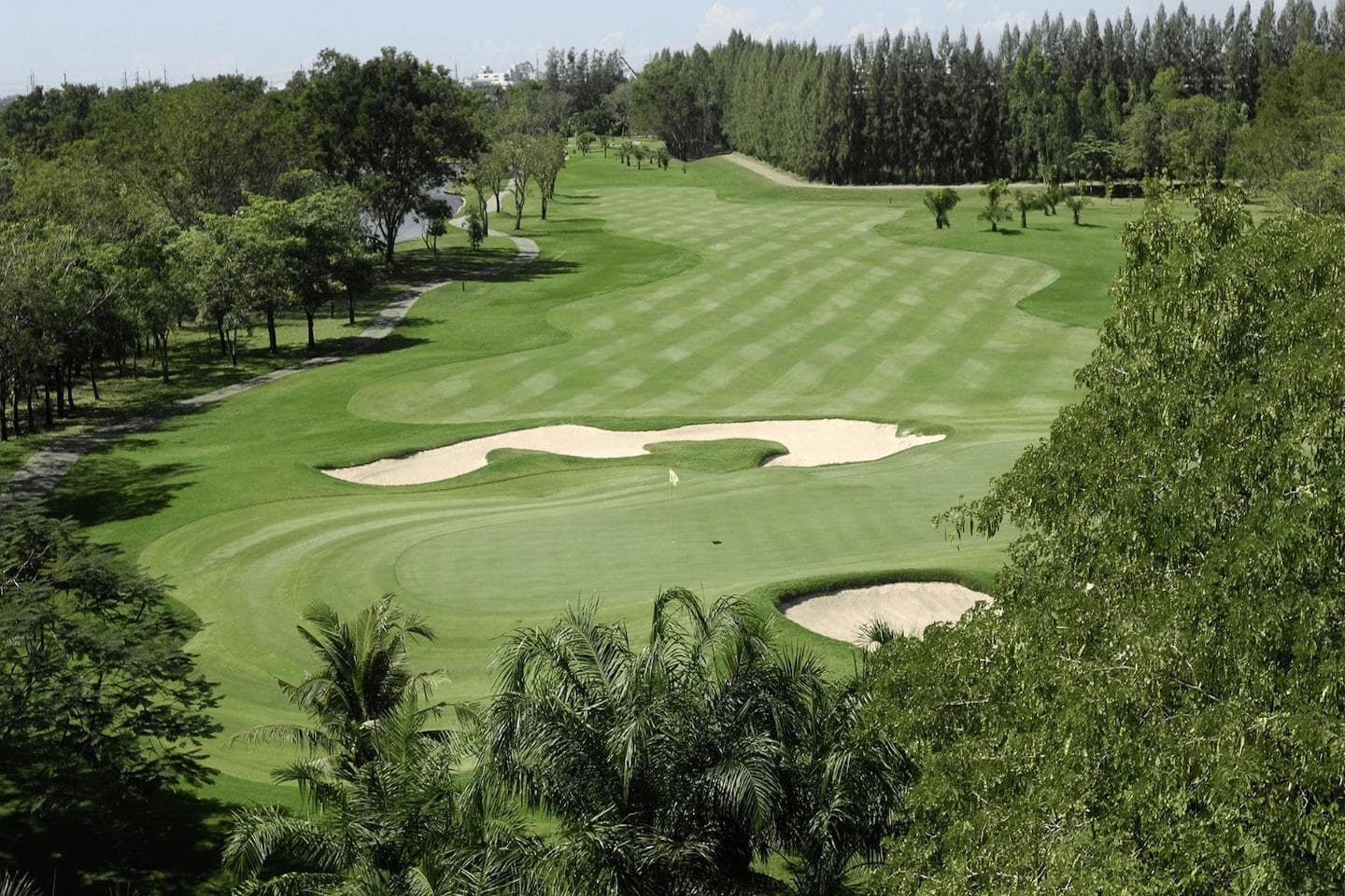 Muang Kaew Golf Club fairway and green - golf course Thailand