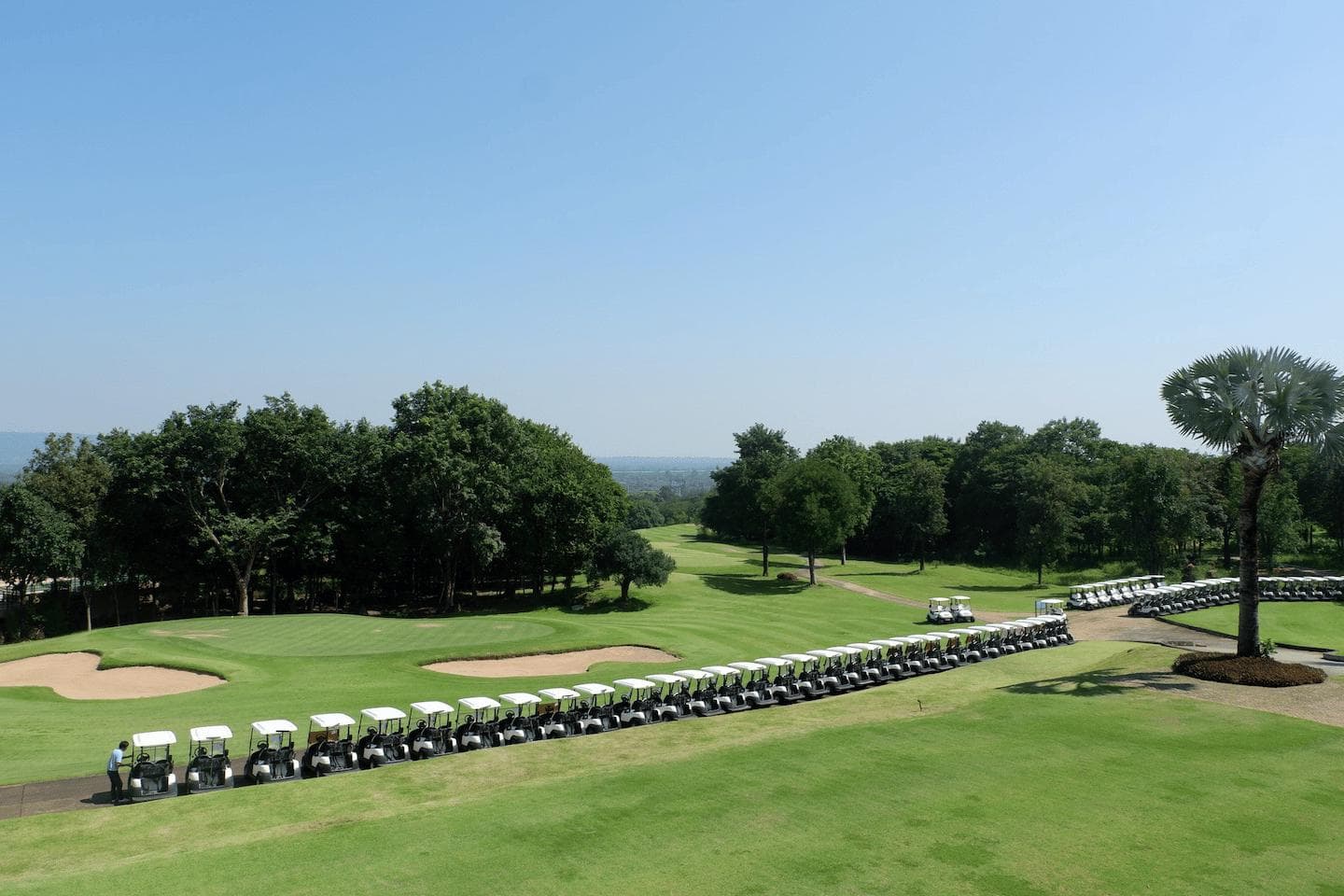 Mountain Creek Golf Resort and Residence fairway and green - golf course Thailand