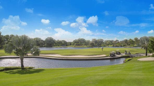 Rose Garden Golf Club course scenery - book golf tee time Thailand