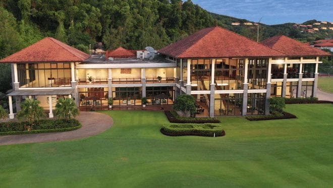 Laguna Golf Lang Co course scenery - book golf tee time Thailand